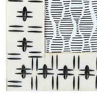 Hello Honey® 2 Pack Black & White Photo Frame