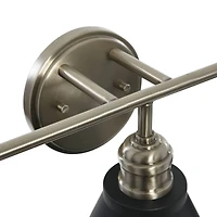 Hello Honey® Robert Stevenson Lighting Josie Metal 3-Light Vanity with Shades