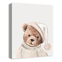 Bedtime Teddy 16" x 20" Canvas Wall Art