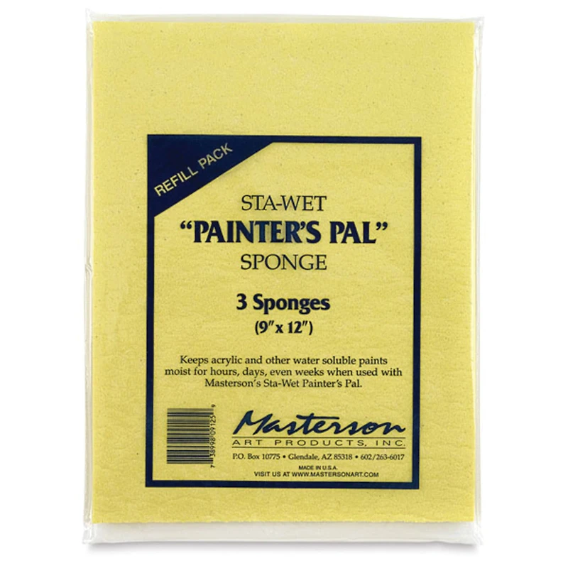 Masterson Sta-Wet® Painter's Pal Palette Sponge Refills, 3ct.