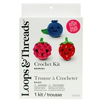 Intermediate Berries Amigurumi Crochet Kit by Loops & Threads®