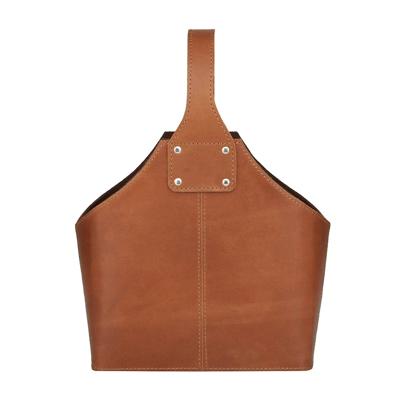 Tan Modern Wine Holder, 10" x 6" x 13"