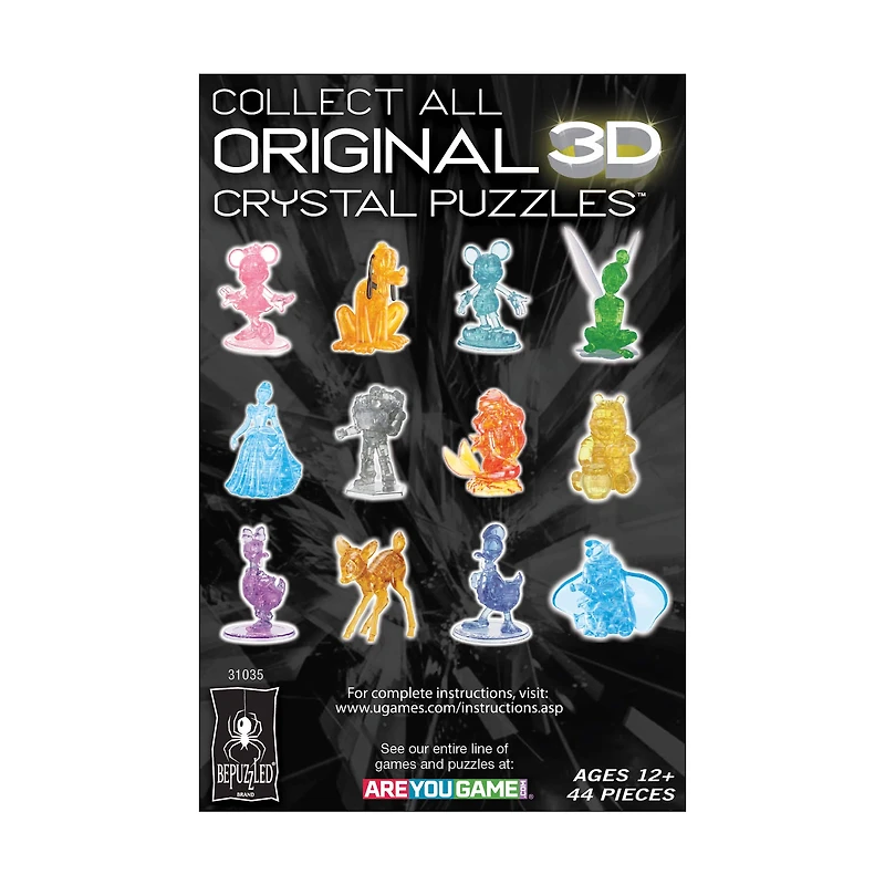 3D Crystal Puzzle - Disney Ursula: 44 Pcs