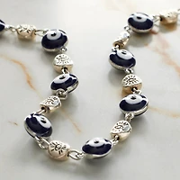 Rhodium Antique Metal Evil Eye Beads by Bead Landing™