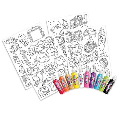 Cra-Z-Art Cra-Z-Gels 3D Sticker Art Deluxe Kit