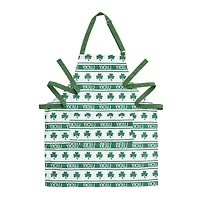 Glitzhome® 31.25" St. Patrick's Shamrocks Apron
