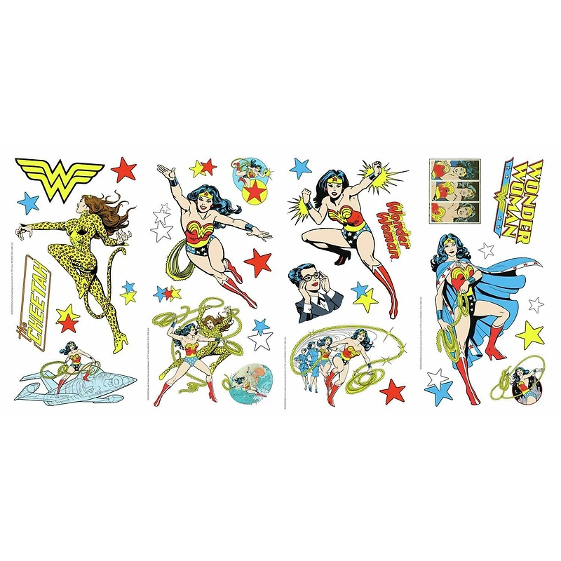 RoomMates Wonder Woman Peel & Stick Wall Decals