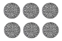 DII® Woven Paper Round Placemats