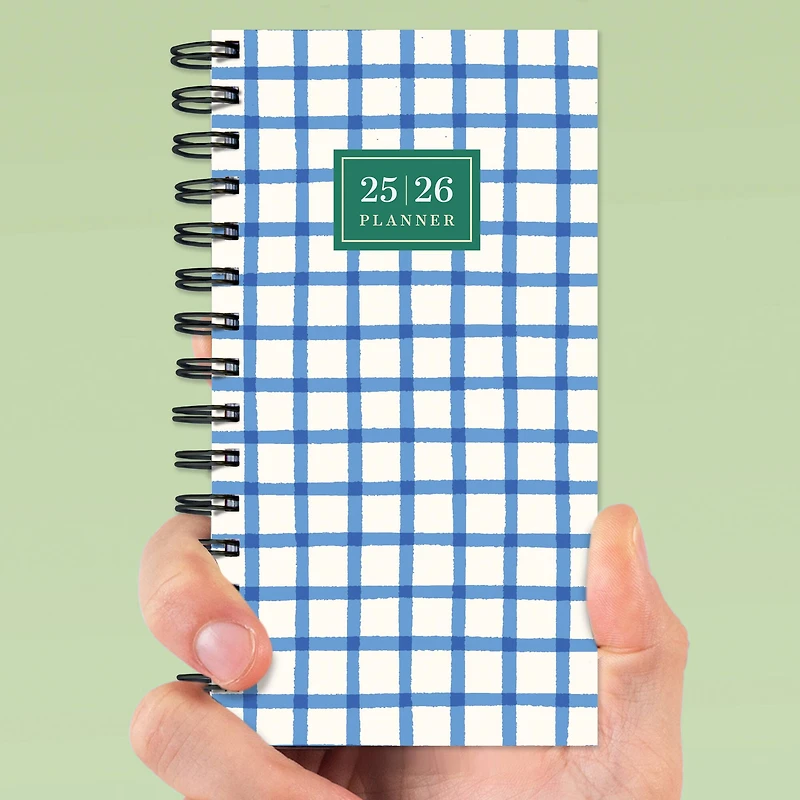 TF Publishing 2025-2026 Picnic Plaid Small Weekly/Monthly Planner