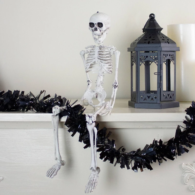 20" Jointed Skeleton Hanging Halloween Decoration
