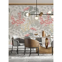 Katie Hunt Pink & Dove Gray Pink Paradise Wall Mural