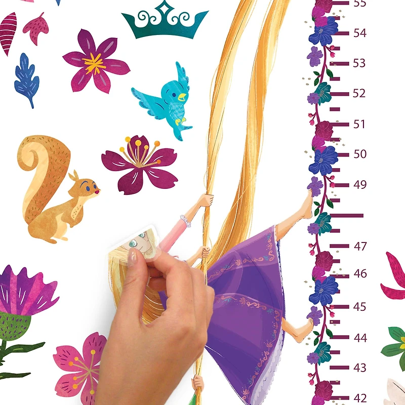 RoomMates Disney Princesses Growth Chart Peel & Stick Wall Decals