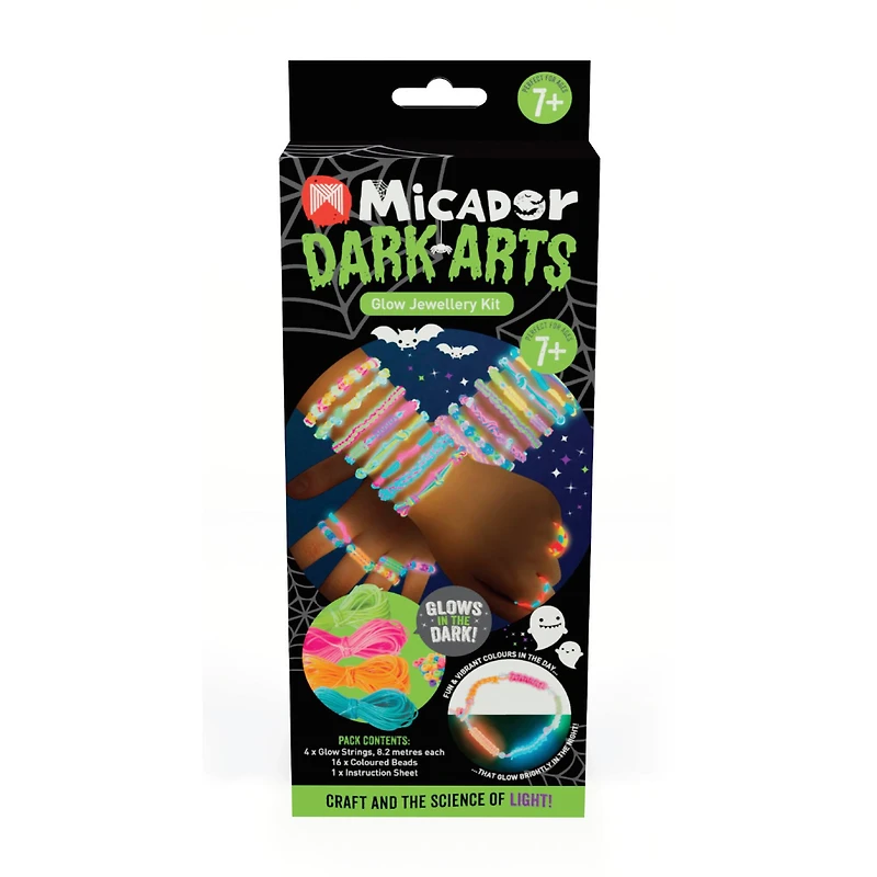 Micador® Dark Arts Glow-in-the-Dark Jewelry Kit