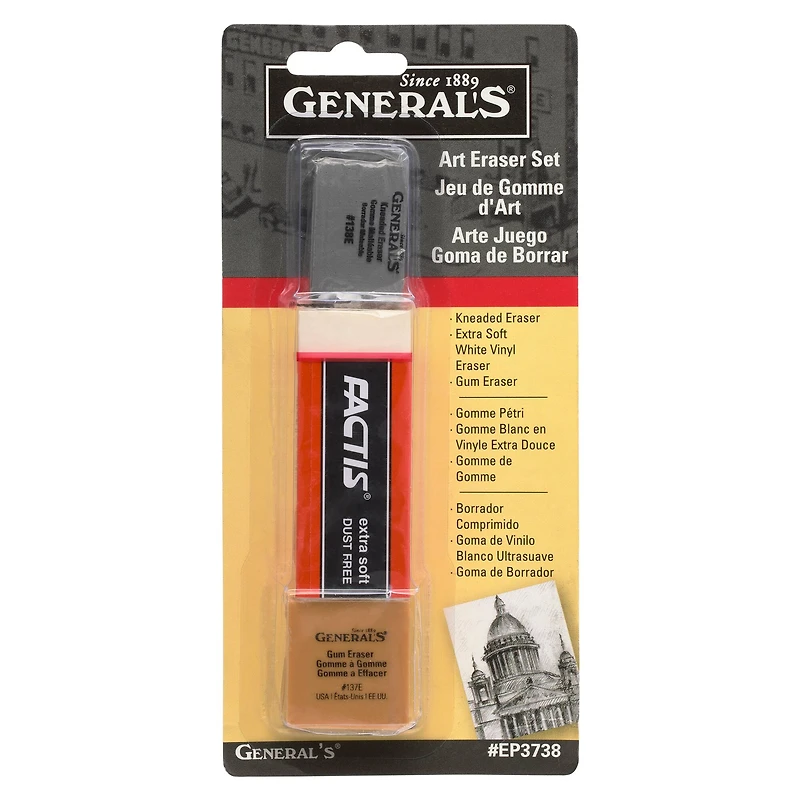 General's® Art Eraser Set