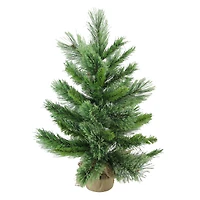 2ft. Unlit Mixed Cashmere Pine Artificial Potted Christmas Tree