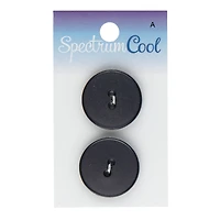 Spectrum Cool 1" Navy Blue 2-Hole Buttons,  2ct.