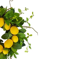 20" Yellow & Green Lemons & Assorted Foliage Spring Wreath
