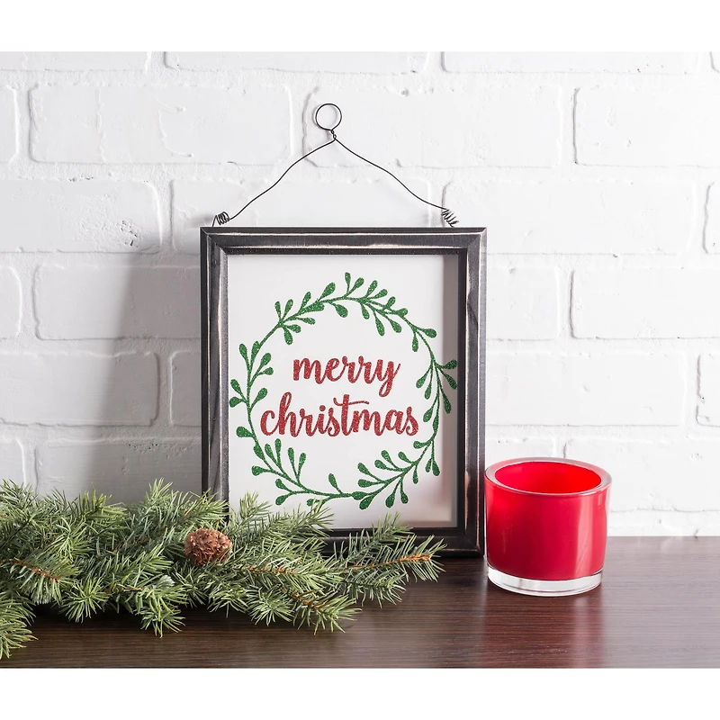 DII® Noel & Merry Christmas Hanging Signs Set