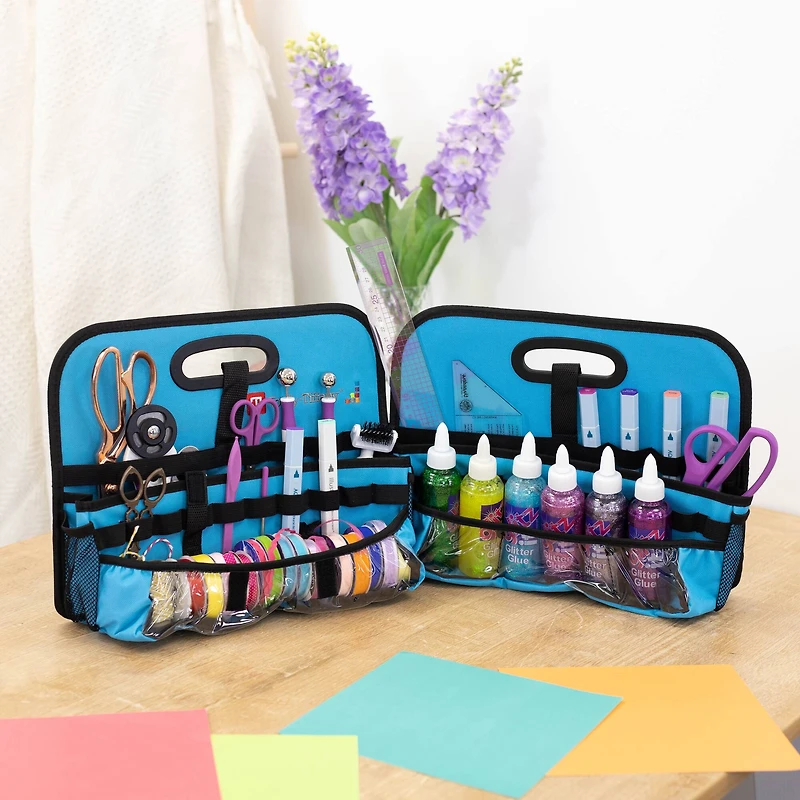 Totally-Tiffany™ The Ditto Double Duty Desktop Tool Organizer & Tote