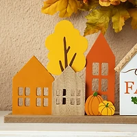Glitzhome® 20" Fall Wood House Table Décor