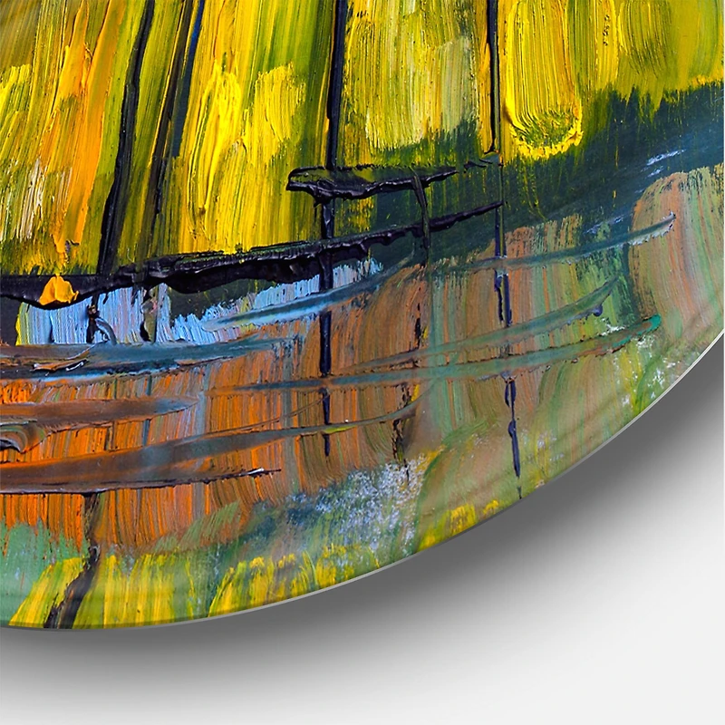 Designart - Colourful Trees Impressionist Landscape IV