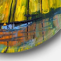 Designart - Colourful Trees Impressionist Landscape IV