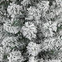 6ft. Unlit Flocked North River Pine Artificial Christmas Tree