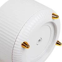 Mind Reader Rotating Pen Cup, 5-Compartment Accessory Holder for Desk Supplies