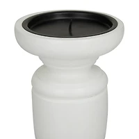 White French Country Candle Holder Set