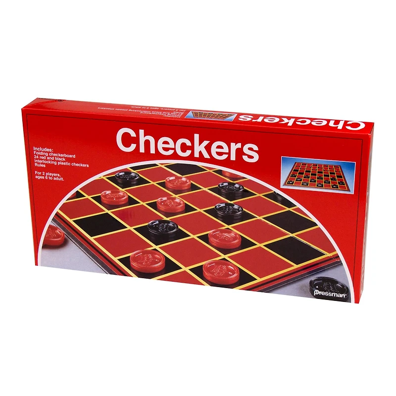 Pressman® Checkers Game, 6 Pack