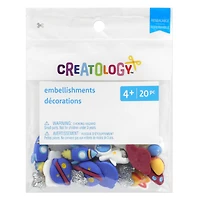 Mixed Space Embellishments, 20ct. by Creatology™