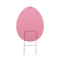Glitzhome® 24" Easter Metal Egg Yard Stake