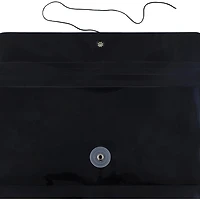 JAM Paper 5.25" x 10" Plastic #10 Business Envelope with Button and String Tie Closure