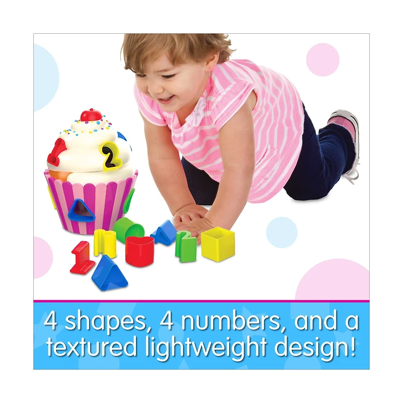 Early Learning - Cupcake Shape Sorter