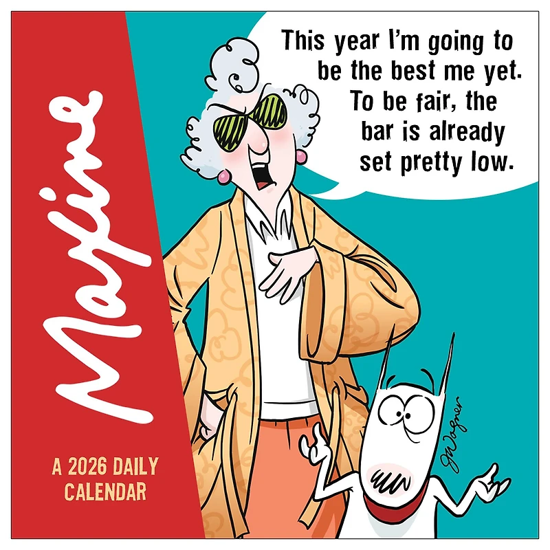 2026 Maxine Daily Desktop Calendar