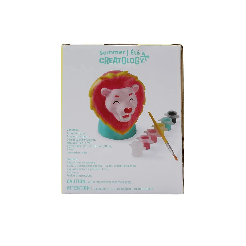 Create Your Own 3D Ceramic Lion Kit by Creatology™
