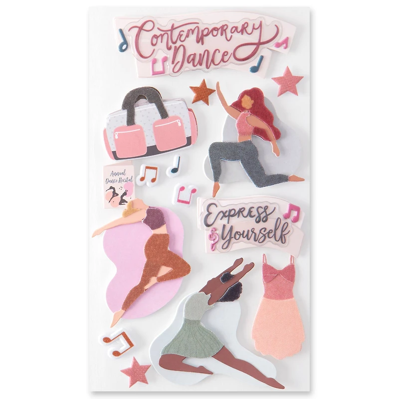 Contemporary Dance Dimensional Stickers by Recollections™