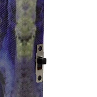 LED Lighted Nighttime In The Woods Winter Scene Canvas Wall Art