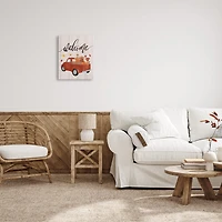 Stupell Industries Country Pumpkin Harvest Welcome Canvas Wall Art