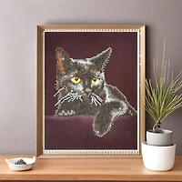 Diamond Dotz® Midnight Cat Diamond Painting Artwork Kit