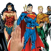 RoomMates Justice League Peel & Stick Giant Wall Decal Set with Alphabet​