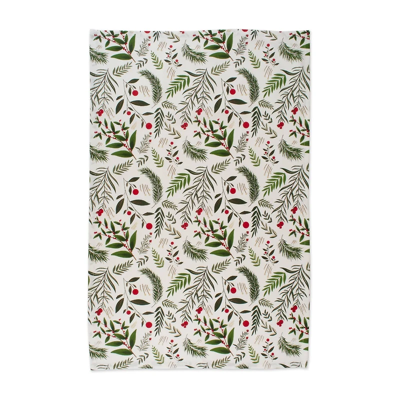 DII® Boughs Of Holly Dishtowel Set