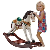 Design Toscano 3ft. Victorian Carousel Pony Rocking Horse Statue