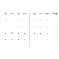 2024 Chalkboard Large Monthly Planner