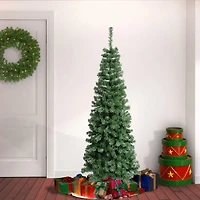 6ft. Unlit Linden Spruce Slim Artificial Christmas Tree
