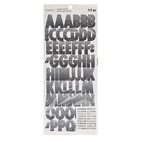 Neutral Ombre Glitter Alphabet Stickers by Recollections™