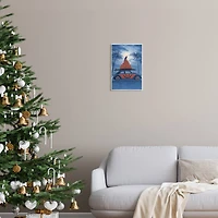 Stupell Industries Spooky Tropical Beach Pumpkin Car Wall Plaque Art