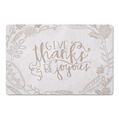 Joyful Thanks Floor Mat