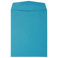 JAM Paper 10" x 13" Recycled Blue Open End Catalog Envelopes, 100ct.