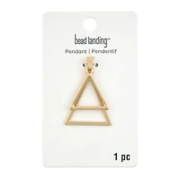 Gold Layered Triangles Pendant by Bead Landing™